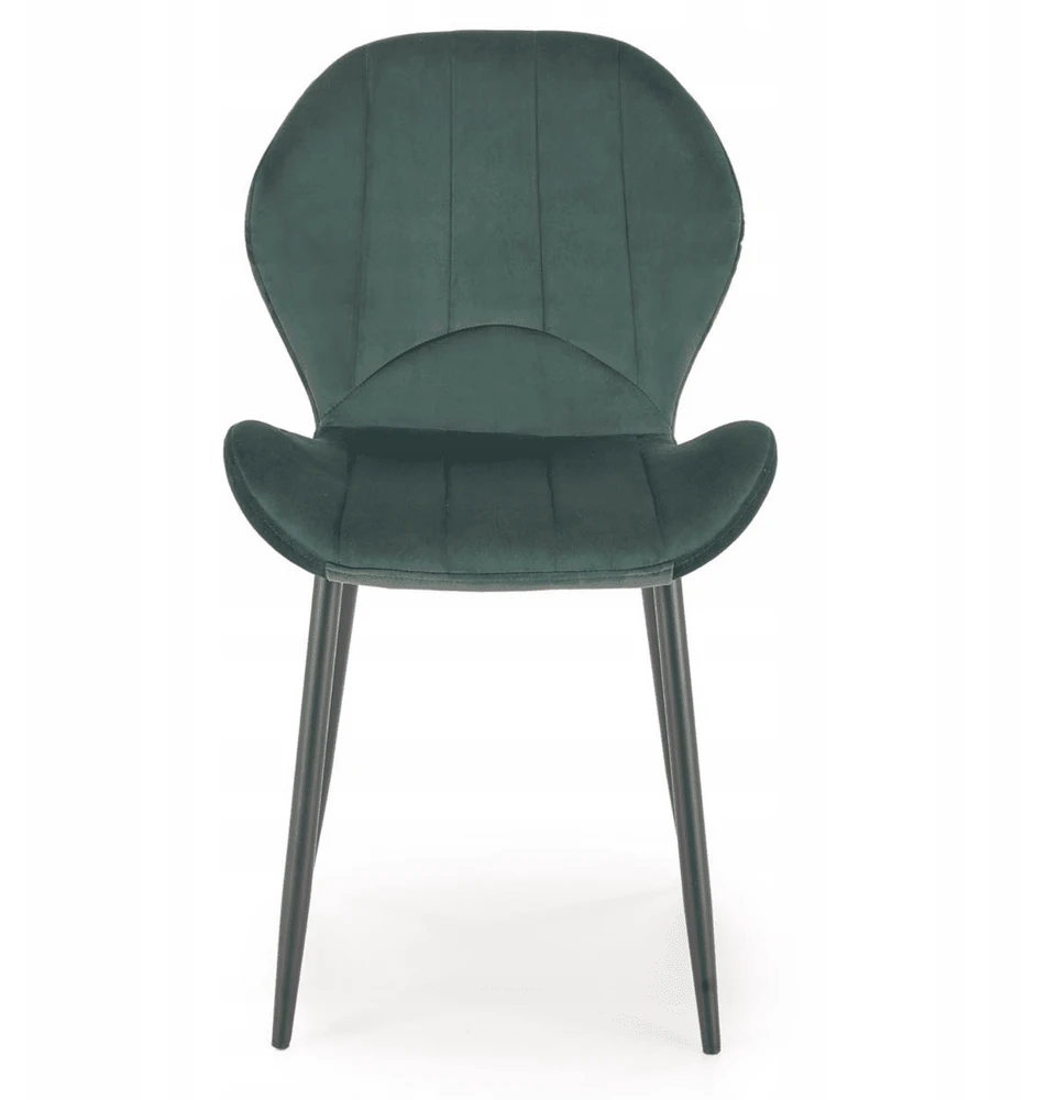 Halmar Minkšta veliūrinė kėdė Žalias Loft Bottle Žalias Modern K538