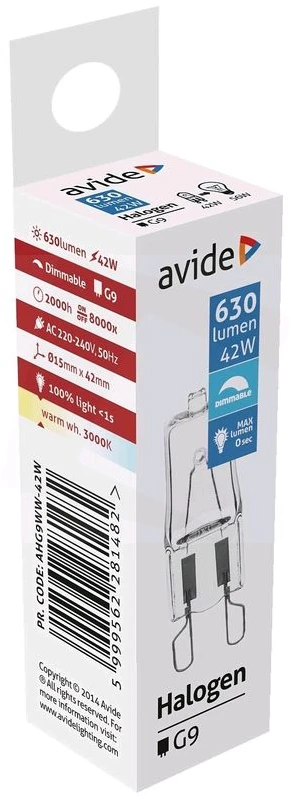 Halogeninė lemputė Osram T12 35W G9 2700K 460lm