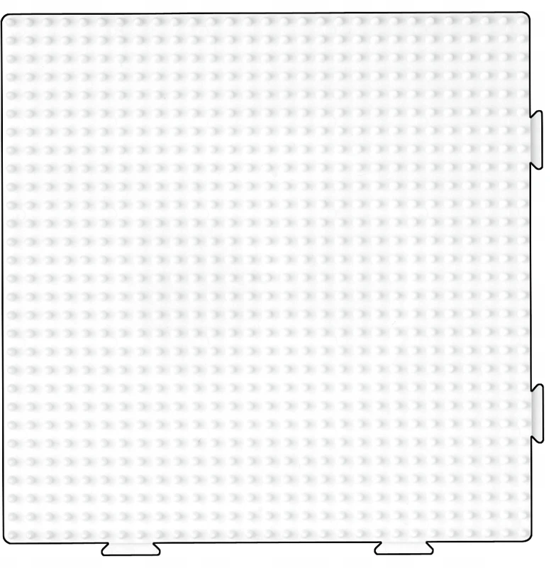 Hama 234 - Didelis kvadratinis Baltas hama midi karoliukų padas - KRK