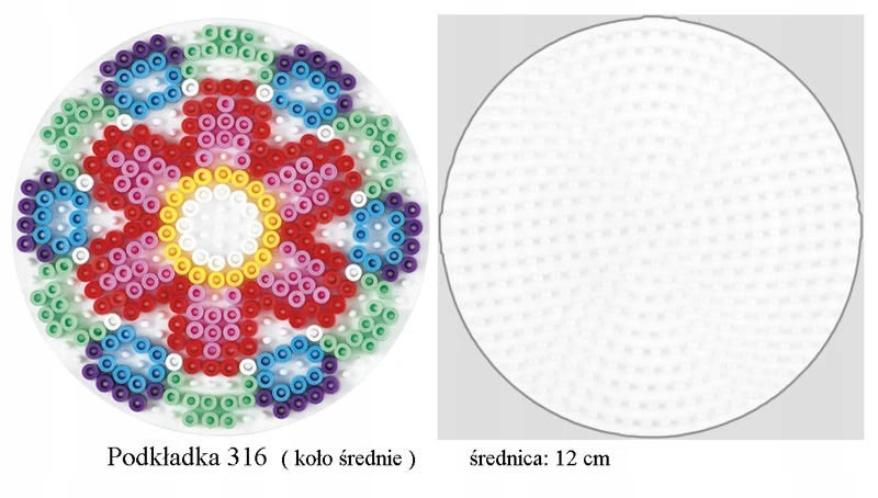Hama 316 - medium Circle - karoliukų poveržlė