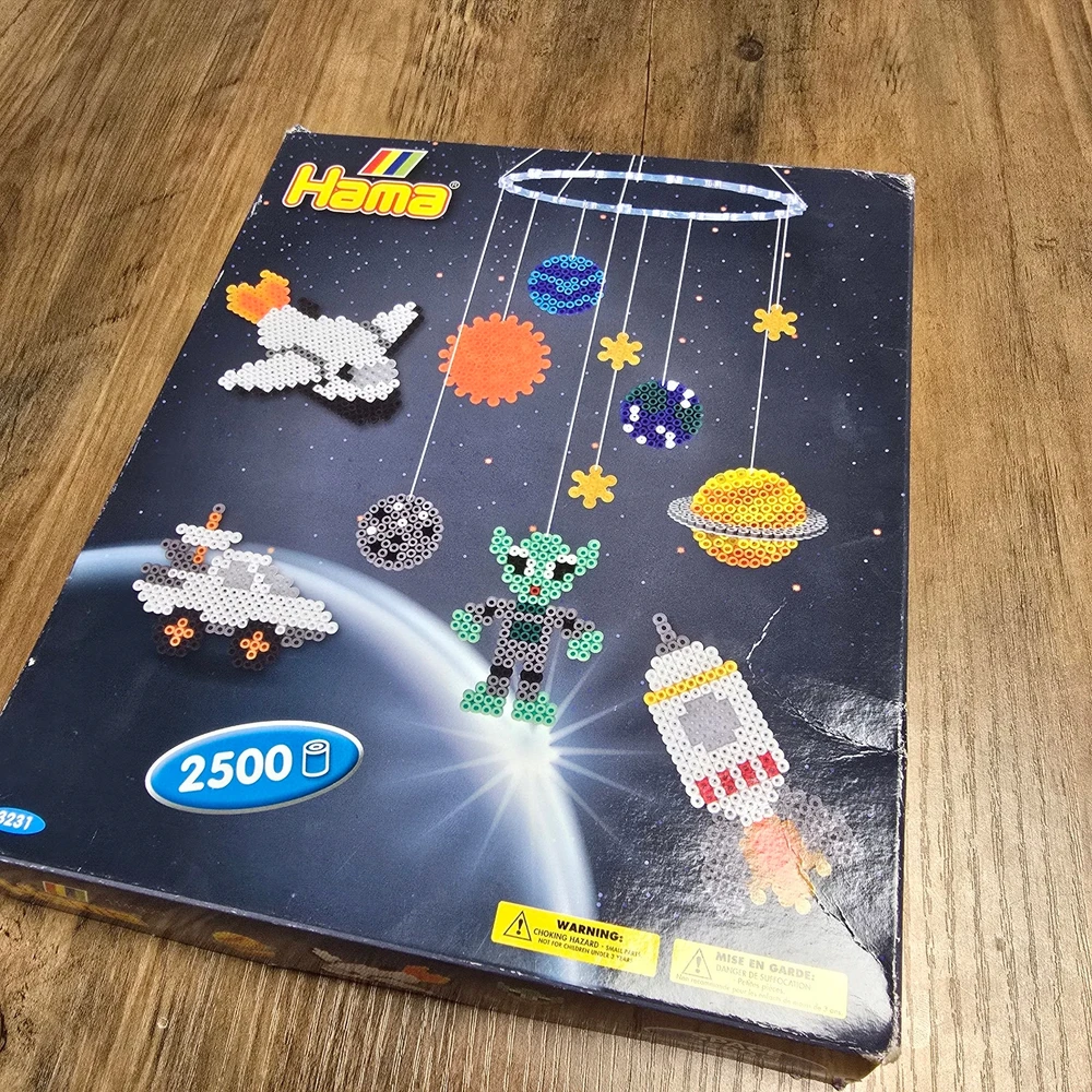 Hama Beads 3231 MIDI 2500 Beads Space "Planetariumas"