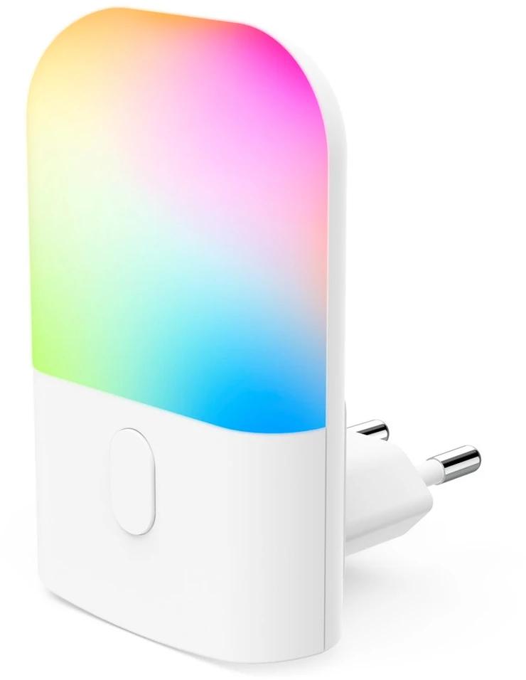 Hama Naktinė lempa LED „COLOR” DO GNIAZDKA, CZUJNIK ZMIERZCHU, ZMIANA KOLORÓW RGB