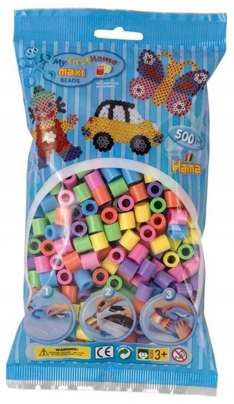 Hama Maxi karoliukai maišelyje po 500 vnt