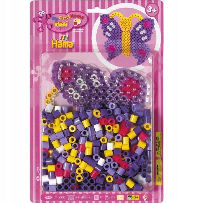 Hama maxi lizdinė plokštelė 250 su drugeliu 015-8908 90889 Dante