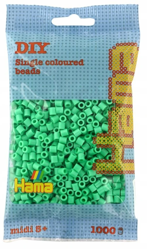 Revell Hama Midi 1000 karoliukai, šviesiai žali, 5mm
