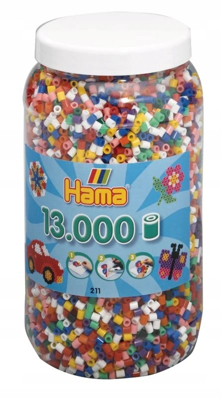 Hama Midi 13000 vnt. lyginamų karoliukų rinkinys