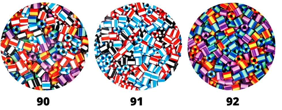 Hama midi karoliukai maišelyje 015-201-90 01906 Dante