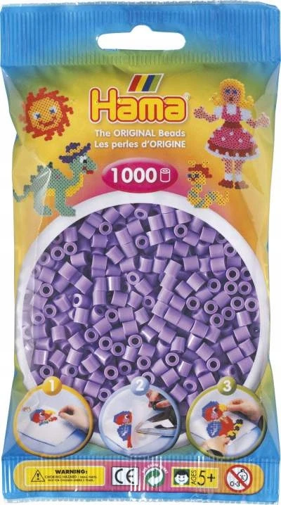 HAMA MIDI LYGINIMO KAROLIAI 1000 207-45 PURPURINĖ PASTELĖ