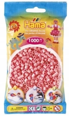 Dante Hama MIDI lyginimo karoliukai 1000 karoliukų 207-06 rožinės spalvos