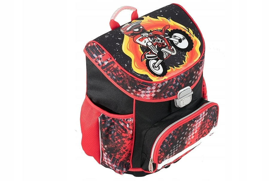 HAMA Motorbike 139073 mokyklinis krepšys + 139123 penalas
