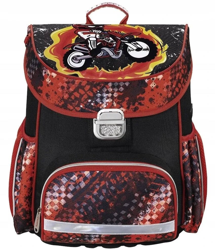 HAMA Motorbike 139073 mokyklinis krepšys + 139123 penalas