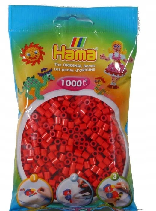 HAMA perlės 1000 - HAMA - Raudona - Mišrus - Nuo 5 metų - 1000 dalių