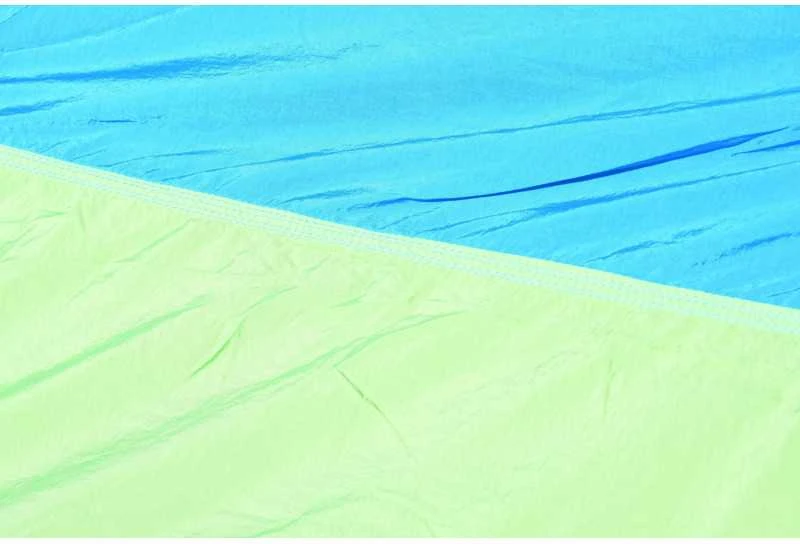 Hamakas Cattara Nylon – žalias-mėlynas 275 x 137 cm