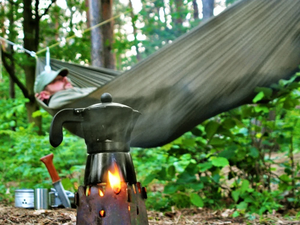 Hamakas Flyhamak Forest tamsiai alyvuotas
