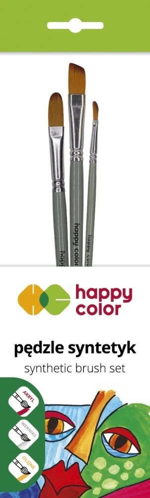 Happy Color mišrūs šepetėliai