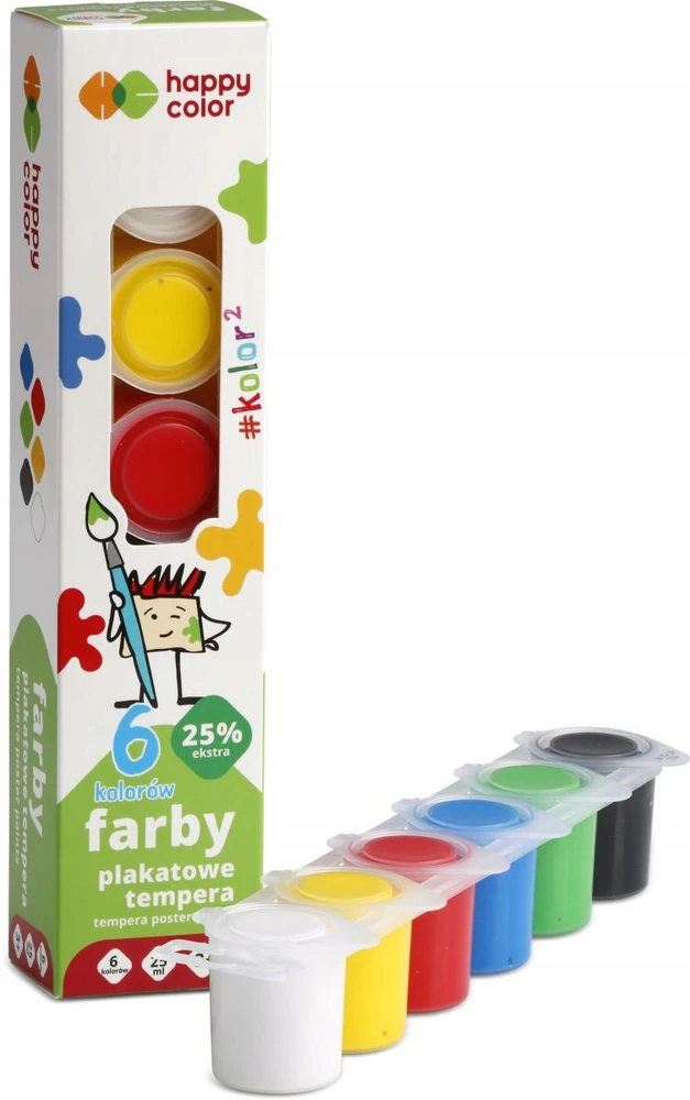Happy Color Poster Paints 6x25ml