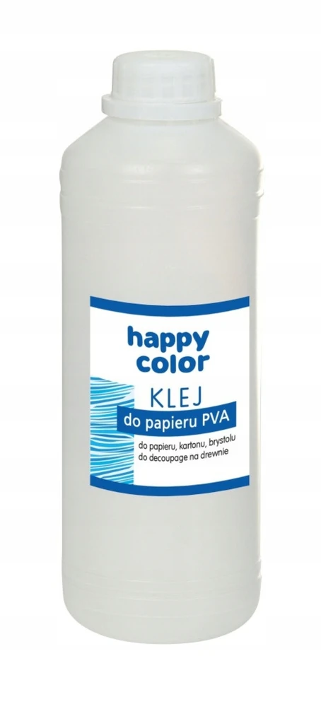 Happy Color Skysti klijai Meno pamokų reikmenys mokiniams POPIERIUS klijai 1000g