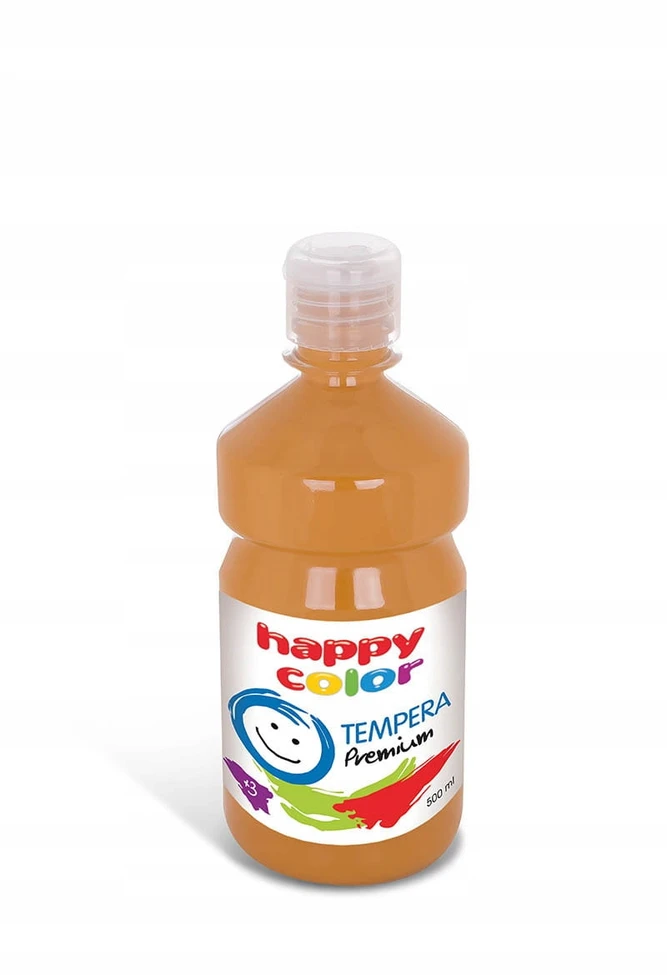 Happy Color Tamsiai oranžinė tempera dažai, 500 ml