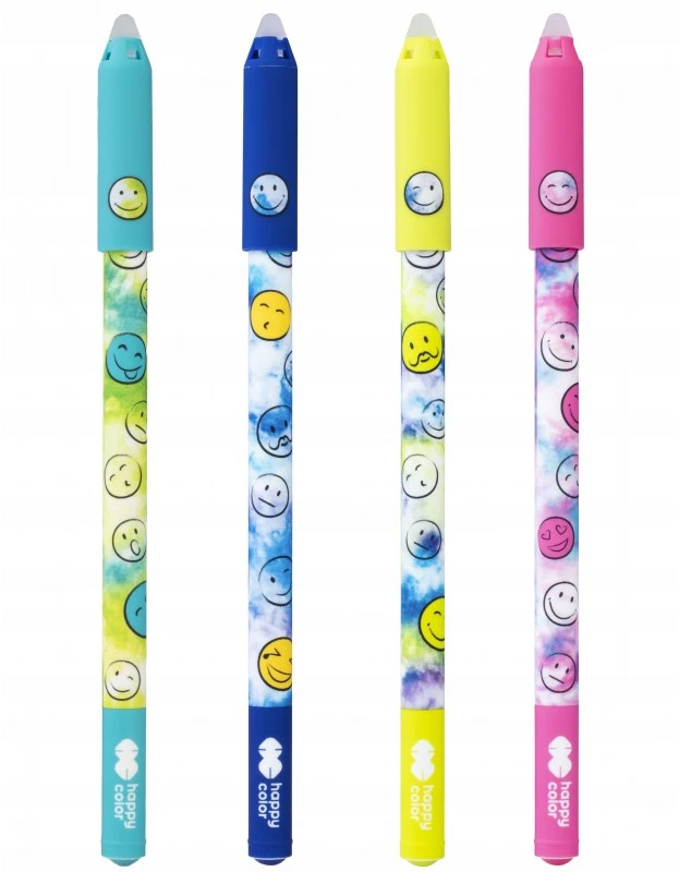 Happy Color Trinamasis rašiklis "smile" 0,5mm, mėlynas, įvairių spalvų