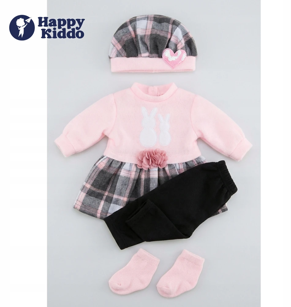 Happy Kiddo Big Baby Doll 56 cm interaktyvus kalba, dainuoja 2 kalbomis kaip tikra Priedai