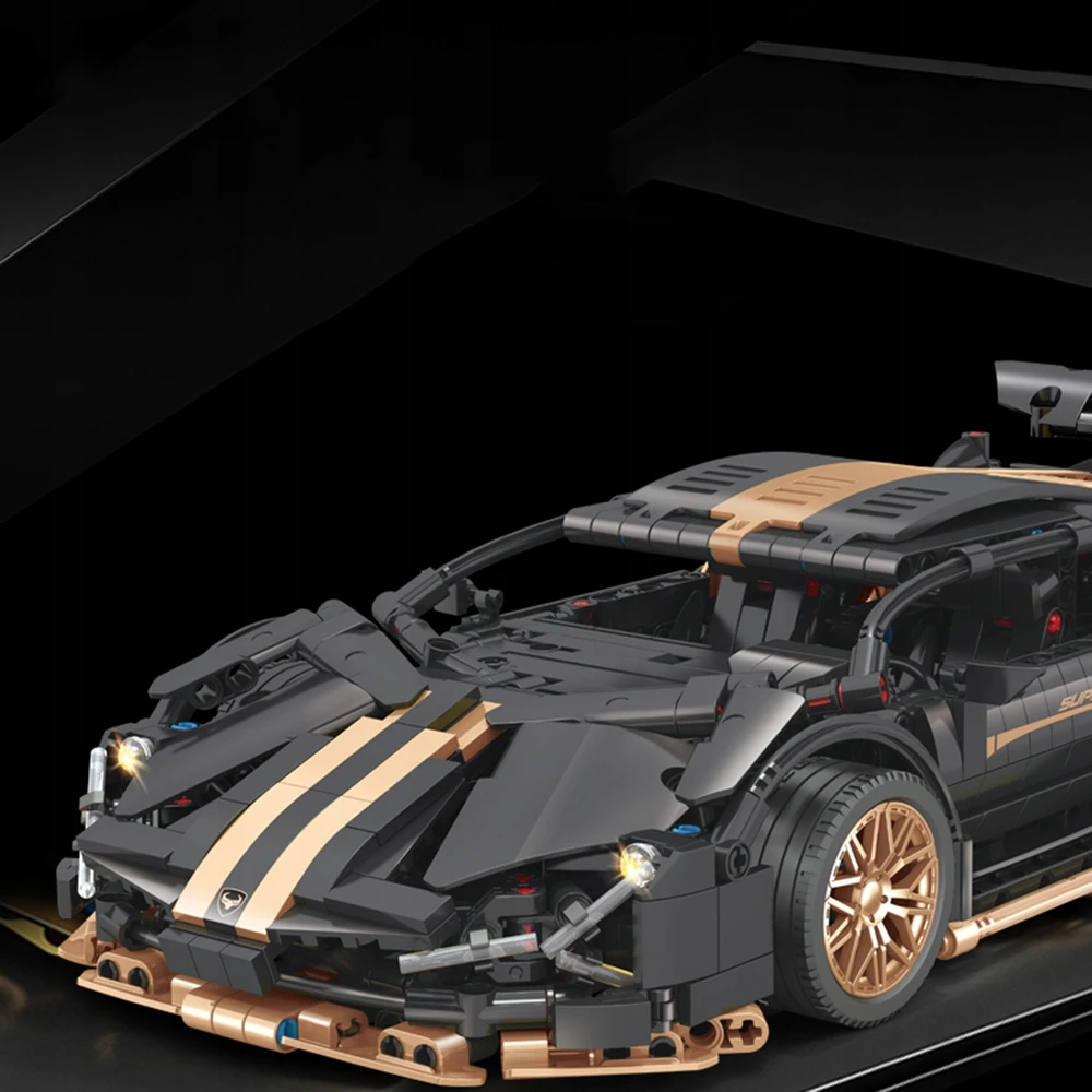 HARD Statybiniai blokai Automobilių blokų rinkinys Mūrinis Žaidimas 1:14 SUPERCAR