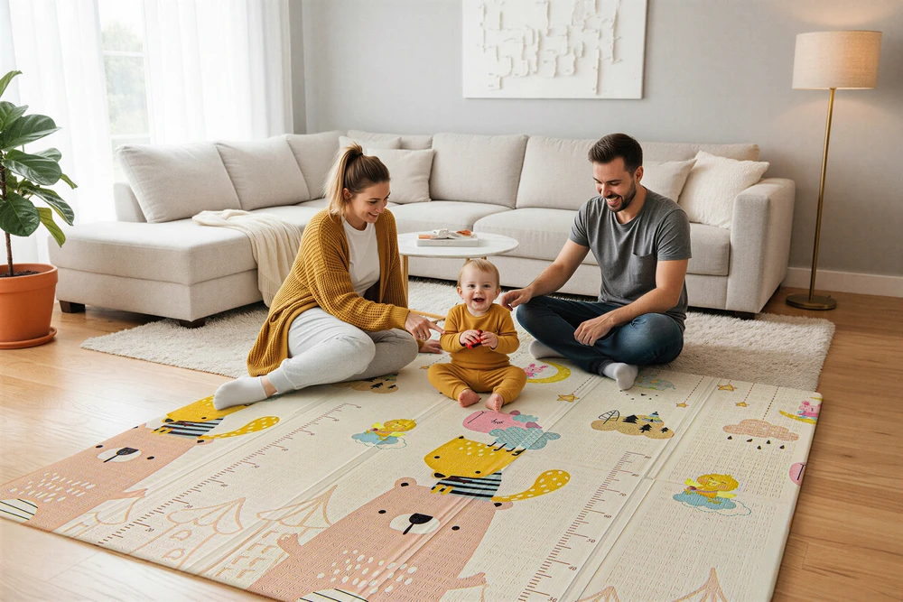 Harmony DVIPUŠIS LAIKOMASIS KILIMAS, DIDELIAI SKAIČIAI 150x200 CM, SULANKSTAMAS, STORIS 1cm 0+