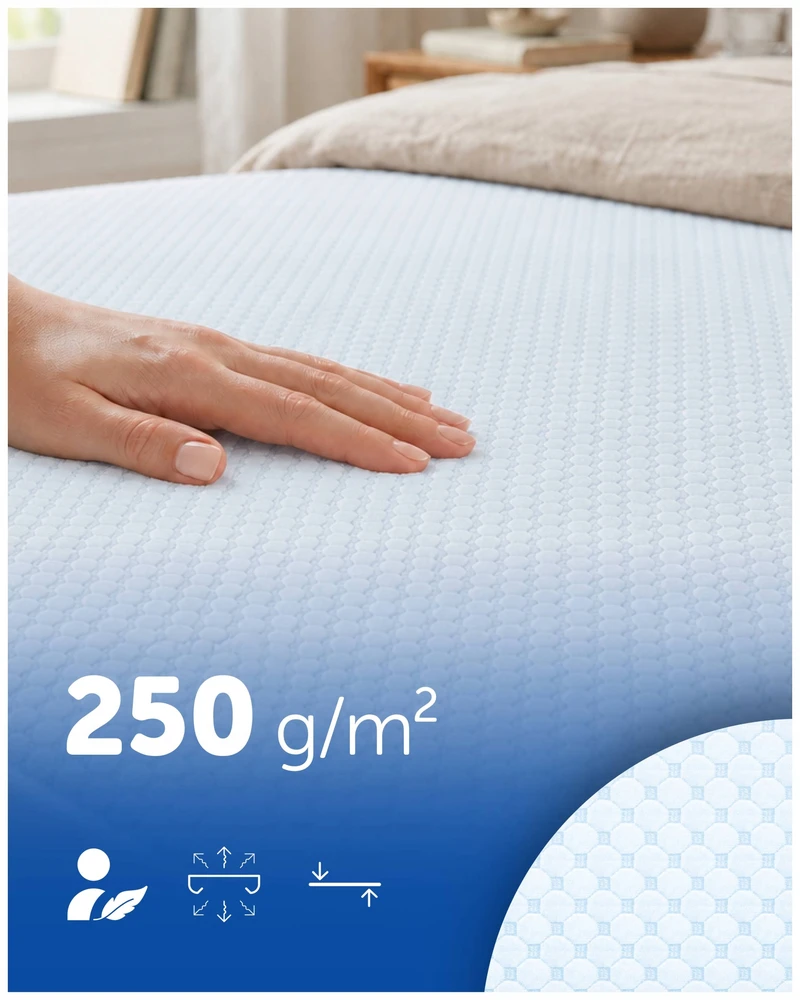 Harmoony Paklojas ant čiužinio 60x120 cm, neperšlampamas, vėsinantis