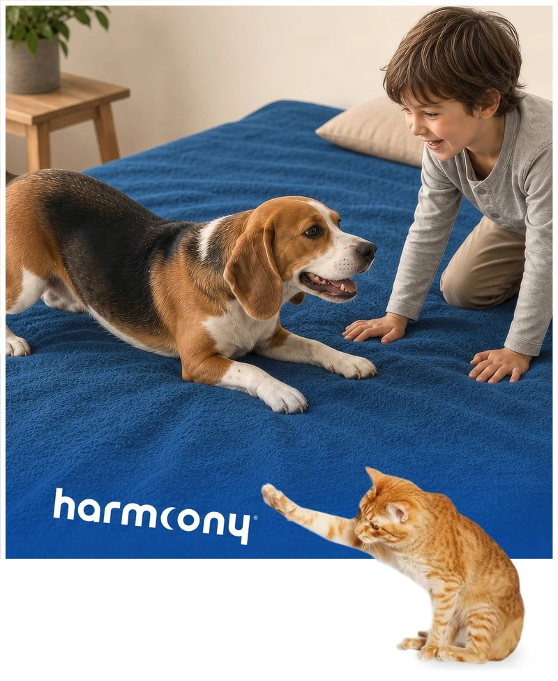 Harmoony Vandeniui atsparus čiužinio užvalkalas 100x200 cm, bambukinis
