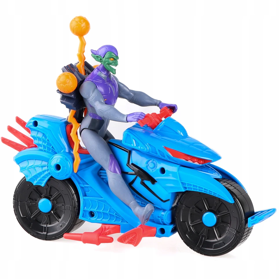 Hasbro 4 SPIDERMAN VENOM GOBLIN MILES MORALES FIGURĖLIŲ RINKINYS +2 TRANSPORTO PRIEMONĖS + PRIEDAI