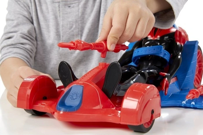 Hasbro Figūrėlė su priedais Spiderman (Žmogus voras) Titan Heroes Turbo Racer Car