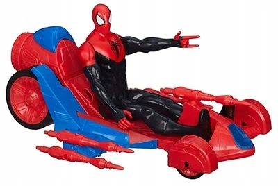 Hasbro Figūrėlė su priedais Spiderman (Žmogus voras) Titan Heroes Turbo Racer Car