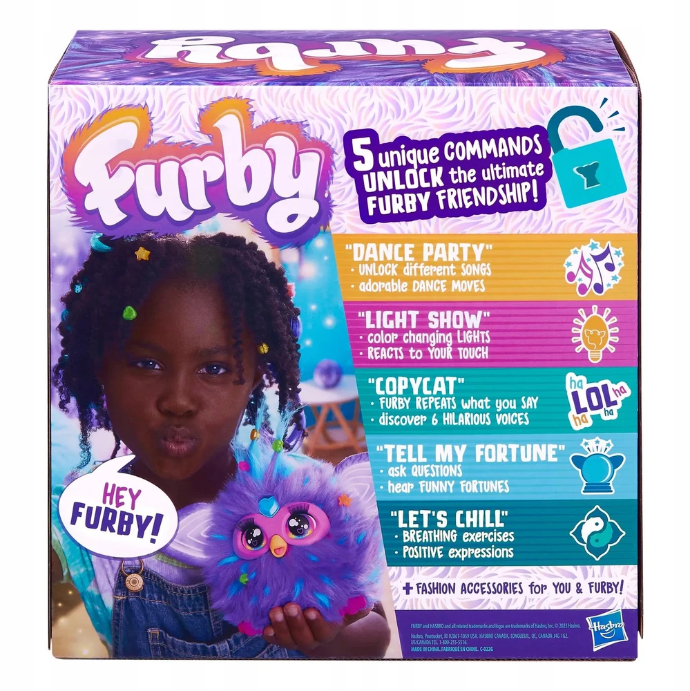 FURBY interaktyvus gyvūnėlis, violetinis