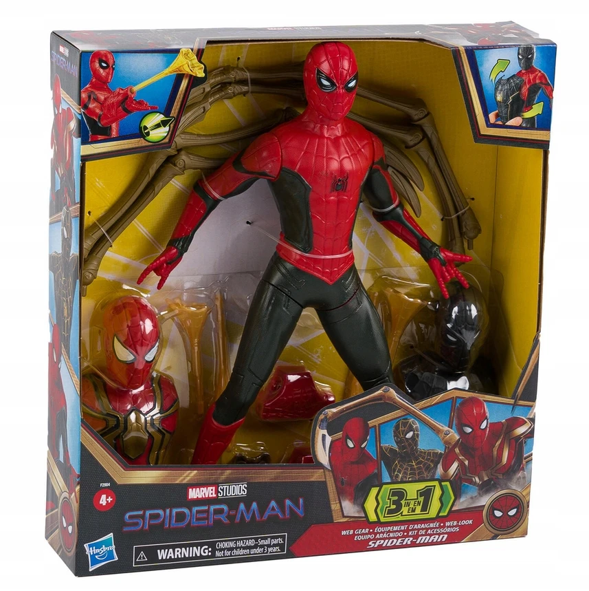 HASBRO LABAI DIDELIS SPIDERMAN F2904 FIGŪRŲ RINKINYS SU PRIEDAIS