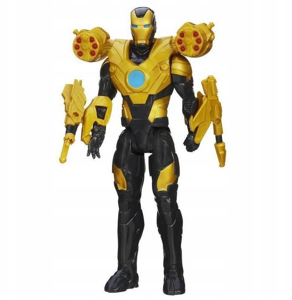 HASBRO LARGE FIGURE IRON MAN BUSTER + SHOOTING LAUNCHER TITAN HERO serija