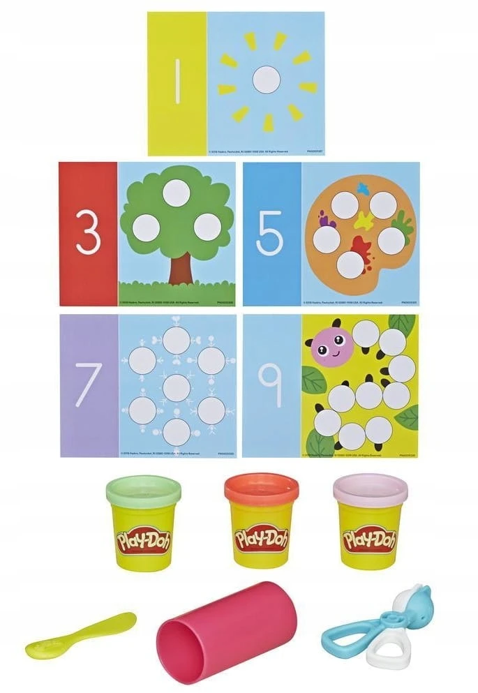 Hasbro Play-Doh akademijos numeriai E3732
