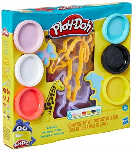Hasbro PLAY DOH CASTRY GEOMETRIC FIGURES 6 VAMZDŽIŲ DOVANA DIDELIAM VAIKAMS