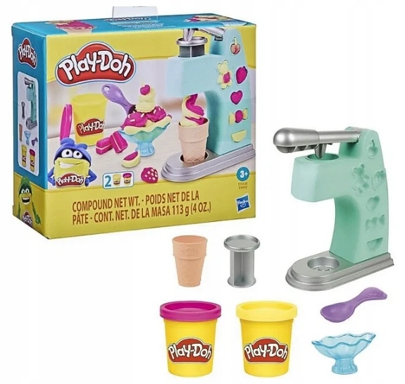 Hasbro PLAY-DOH CASTRY MINI CLASSICS LEDŲ FACTORY E9368 VAIKŲ RINKINYS d