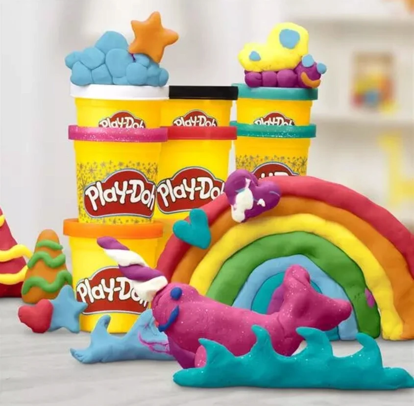 Hasbro PLAY-DOH CASTRY MODELIO MOLIO RINKINYS IŠ 12 DAUG SPALVŲ