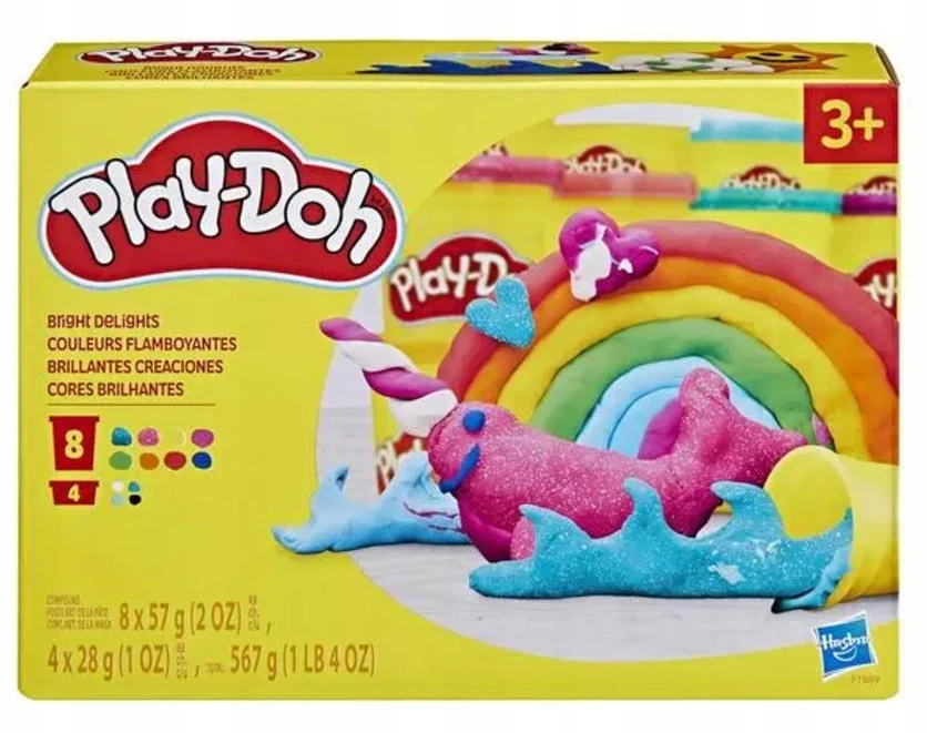 Hasbro PLAY-DOH CASTRY MODELIO MOLIO RINKINYS IŠ 12 DAUG SPALVŲ