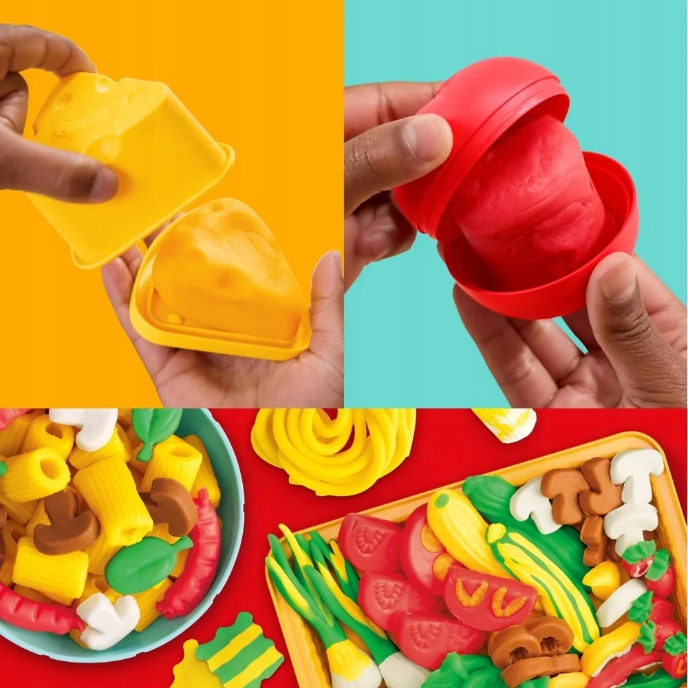 Kūrybinis plastilino rinkinys Play-Doh „Super virtuvė“, su garsais ir virtuvės priedais