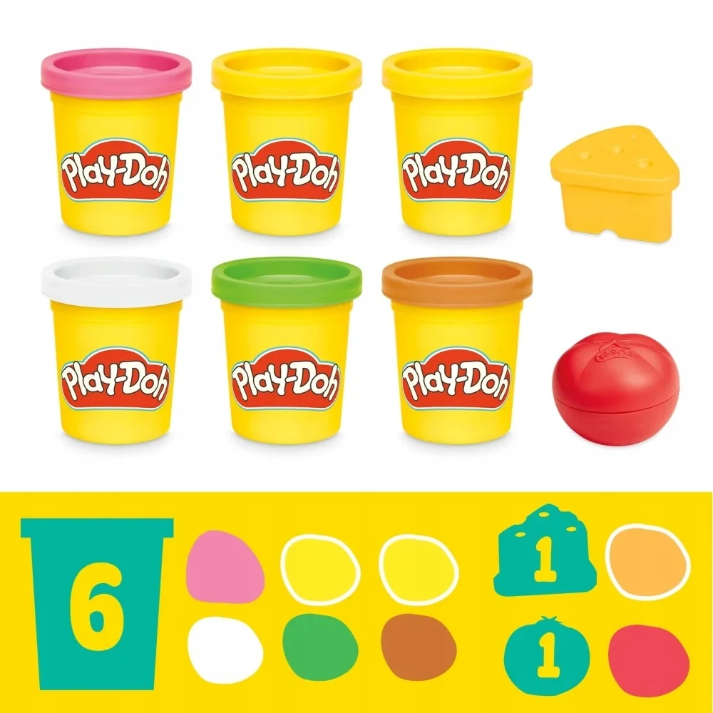 Kūrybinis plastilino rinkinys Play-Doh „Super virtuvė“, su garsais ir virtuvės priedais