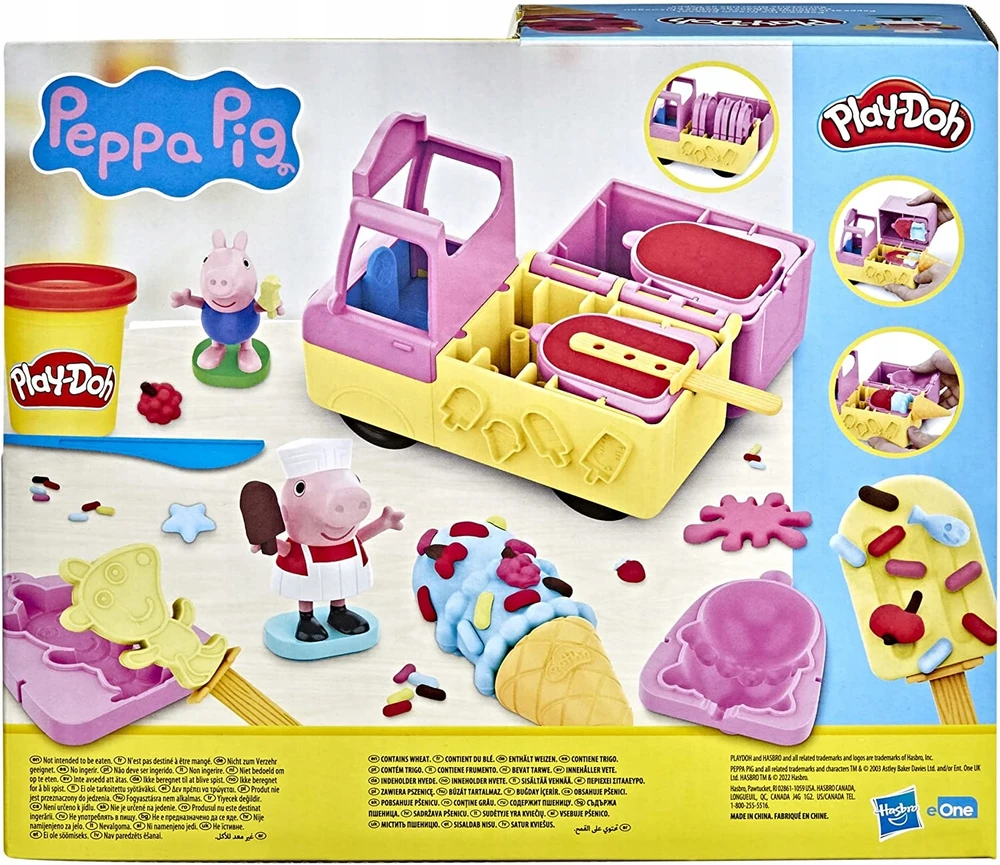 Hasbro Play-Doh Dough Peppa Pig ledų sunkvežimis F3597