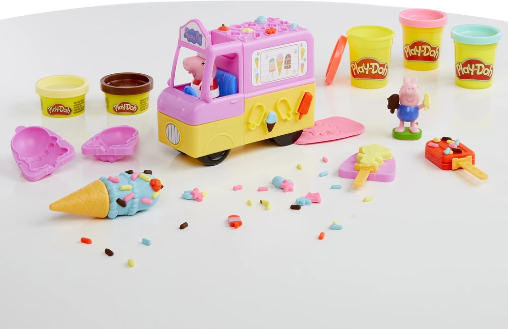 Hasbro Play-Doh Dough Peppa Pig ledų sunkvežimis F3597