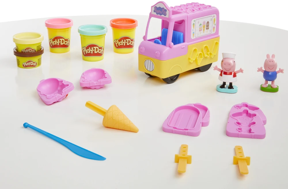 Hasbro Play-Doh Dough Peppa Pig ledų sunkvežimis F3597