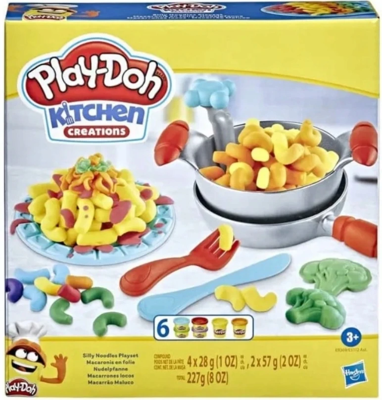 Hasbro Play-doh Makaronų Gaminimo Rinkinys su Priedais
