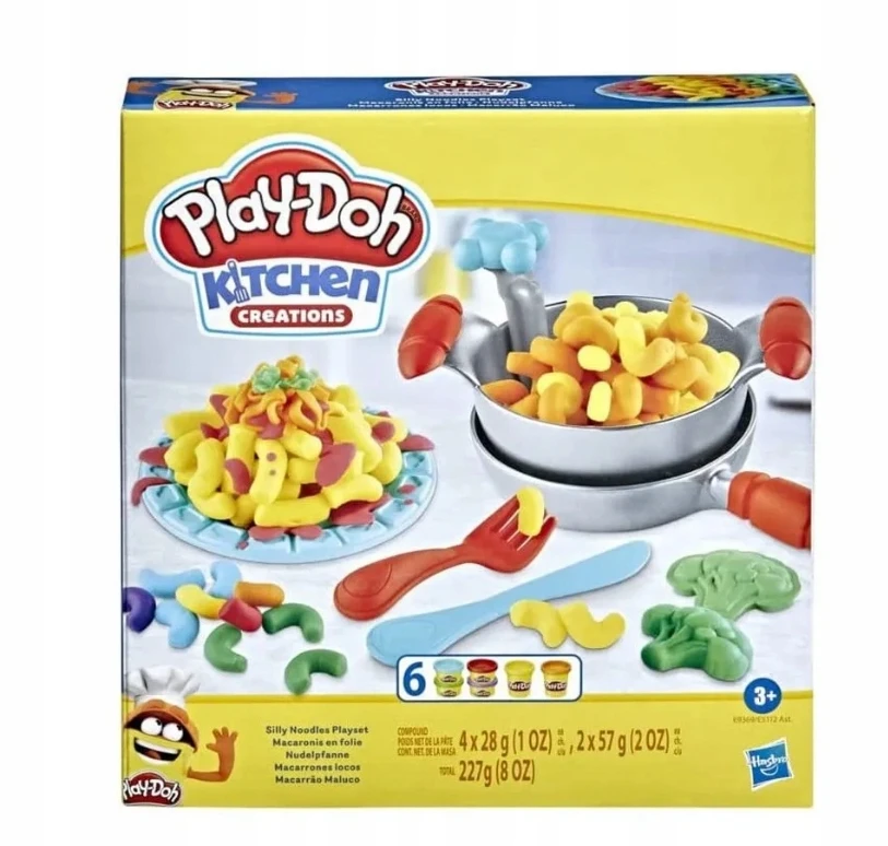 Hasbro Play-doh Makaronų Gaminimo Rinkinys su Priedais