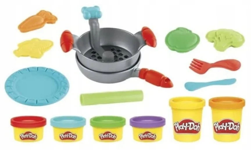 Hasbro Play-doh Makaronų Gaminimo Rinkinys su Priedais