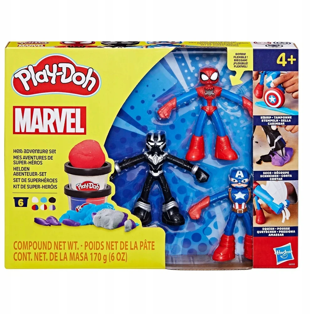 Hasbro PLAY-DOH Rinkinys „MARVEL figūrėlės“