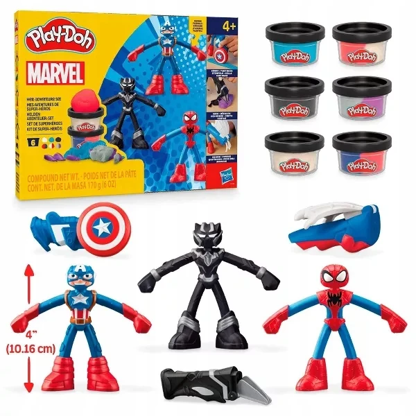 Hasbro PLAY-DOH Rinkinys „MARVEL figūrėlės“