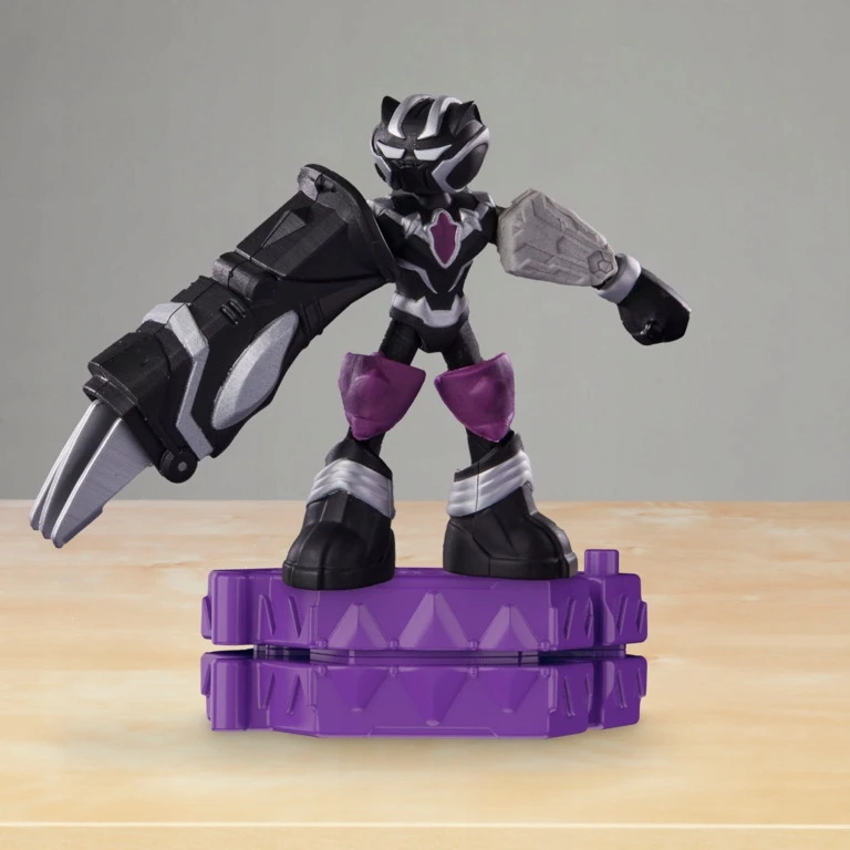 Hasbro Play-doh Marvel Juodas Panther rinkinys su figūrėle, 2 spalvos